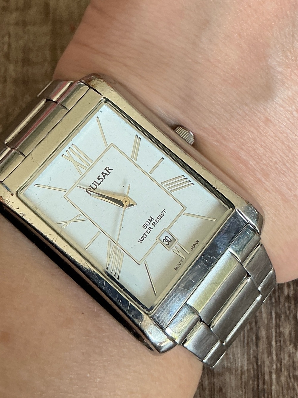 Pulsar Rectangular Dress Watch